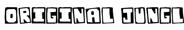 Original Junglist font preview